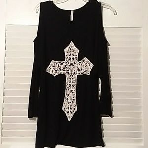 Off the Shoulder Cross Blouse